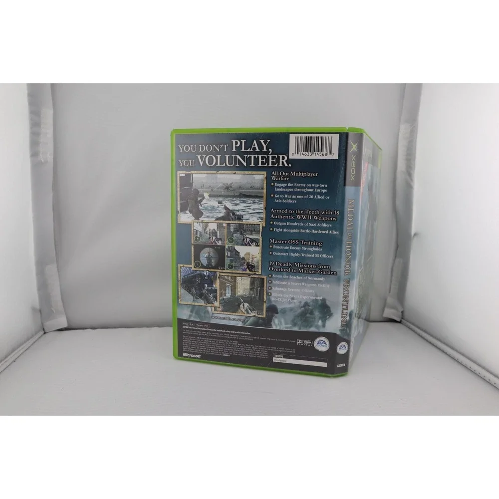 Medal of Honor: Frontline (Microsoft Xbox, 2002) CIB Complete Tested and Working